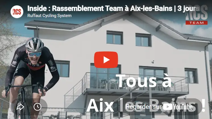 Le Team Ruffaut Cycling System a choisit Le Combo pour ses stages à Aix-les-Bains